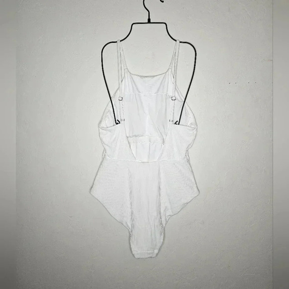 Andie‎ Swim Asbury Ribbed One Piece in Coco New Size Large - Picture 2 of 5